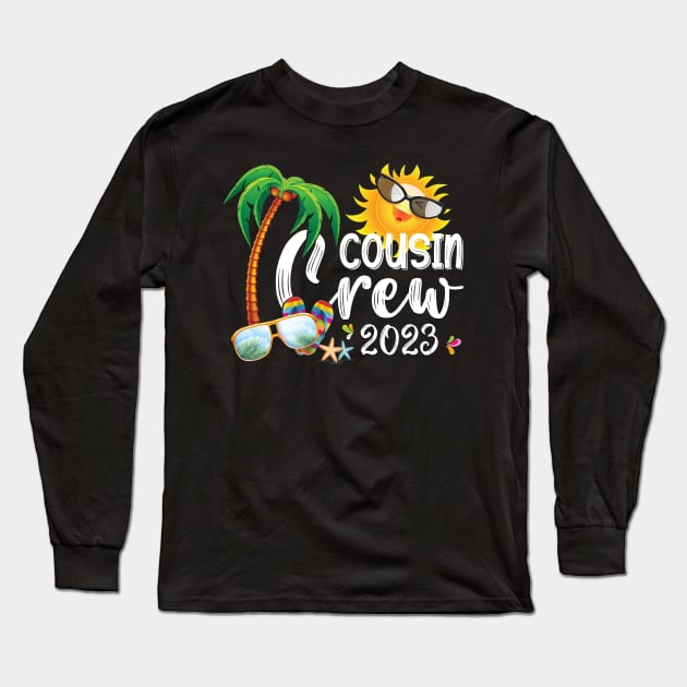 Cousin Crew 2023 Family Making Memories Together Long Sleeve T-Shirt by chidadesign